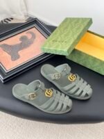 Gucci Rubber Fisherman Sandals - Image 2