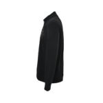 Chrome Hearts Cross Half-Zip Leather Stand Collar Sweatshirt - Image 5