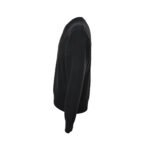 Fendi Double F Suede Embroidered Crew Neck Sweater - Image 2