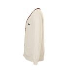 Gucci 24Fw Signature Letter Embroidered Cardigan Sweater - Image 4