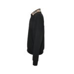 Burberry Check Collar Half-Zip Sweatshirt - Image 3