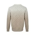 Louis Vuitton 25Fw Monogram Jacquard Gradient Crew Neck Sweatshirt - Image 3