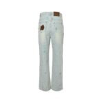 Louis Vuitton Tyler collaboration monogram jacquard embroidered jeans - Image 5