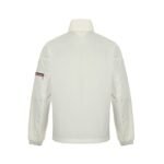 Moncler 25Fw Nylon Jacket with Sleeve Label and Zipper Pocket - Image 4