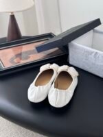 Chanel Bow CC Logo Ballerina Flats - Image 4