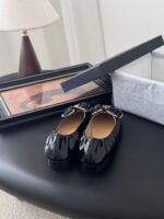 Chanel Bow CC Logo Ballerina Flats - Image 4