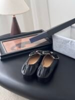 Chanel Bow CC Logo Ballerina Flats - Image 4