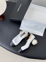 Chanel Pearl Heel Mary Janes - Image 5