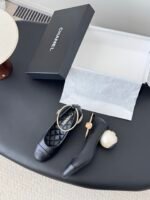 Chanel Pearl Heel Mary Janes - Image 5