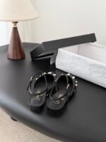 Chanel Pearl Slingback Flats - Image 4