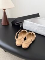 Chanel Pearl Slingback Flats - Image 4