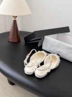 Chanel Pearl Slingback Flats - Image 4