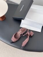 Chanel Pearl Slingback Flats - Image 6