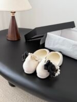 Chanel Pearl Camellia Flats - Image 4