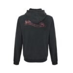 Balenciaga Blur Print Washed Zip-Up Hooded Jacket - Image 2