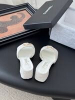 CHANEL Heeled Sandals - Image 4