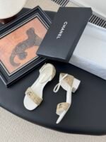Chanel Block Heel Sandals - Image 6