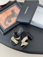 Chanel Block Heel Sandals - Image 6