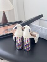 Chanel Block Heel Sandals - Image 4