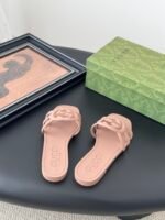GUCCI Rubber Slide Sandals - Image 4