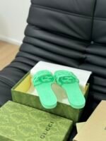 GUCCI Rubber Slide Sandals - Image 4