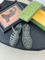 Gucci Rubber Fisherman Sandals - Image 3