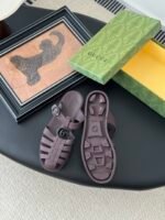Gucci Rubber Fisherman Sandals - Image 3