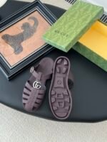 Gucci Rubber Fisherman Sandals - Image 3