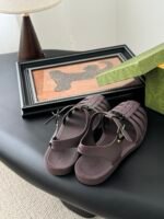 Gucci Rubber Fisherman Sandals - Image 4