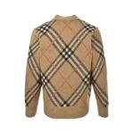 Burberry 24Fw Checkered Knit Cardigan Sweater - Image 3