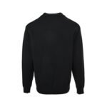 Fendi Double F Suede Embroidered Crew Neck Sweater - Image 3