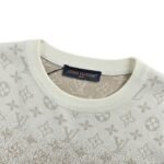 Louis Vuitton 25Fw Monogram Jacquard Gradient Crew Neck Sweatshirt - Image 4