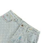 Louis Vuitton Tyler collaboration monogram jacquard embroidered jeans - Image 3