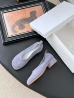 MM6 Maison Margiela Anatomic Block Heel Ballerinas - Image 5