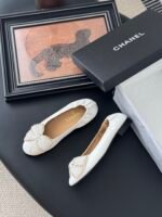 Chanel Bow CC Logo Ballerina Flats - Image 6