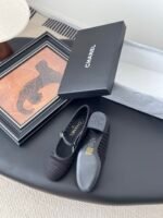 Chanel Raffia Mary Jane Block Heels - Image 3
