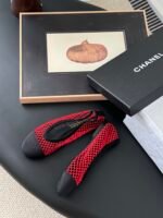 CHANEL Mesh Ballet Flats - Image 6