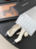 Chanel Pearl Heel Mary Janes - Image 5