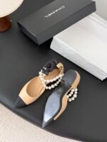Chanel Pearl Camellia Flats - Image 3