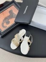 Chanel Block Heel Sandals - Image 3