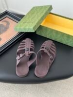 Gucci Rubber Fisherman Sandals - Image 4