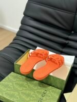 GUCCI Rubber Slide Sandals - Image 4