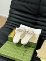 GUCCI Rubber Slide Sandals - Image 4