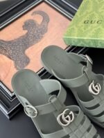 Gucci Rubber Fisherman Sandals - Image 5