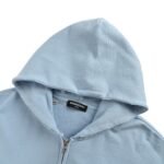 Balenciaga 25Fw Colorful Letter Foam Print Zip-Up Hooded Jacket - Image 5