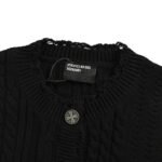 ENFANTS RICHES DÉPRIMÉS: Melancholy Rich Kid Cable Knit Cardigan with Distressed Design - Image 4