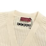 Gucci 24Fw Striped Chunky Knit Cardigan - Image 5