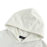 Louis Vuitton denim patch embroidered washed distressed hoodie - Image 2