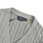 Ralph Lauren 25Fw Embroidered Pony Logo Cable Knit Cardigan - Image 2