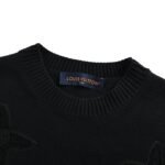 Louis Vuitton 25Fw Dim Pattern Embroidered Monogram Jacquard Sweater - Image 4